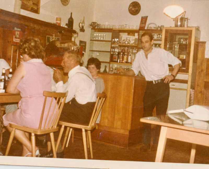Tschitscher Extrazimmer - historisches Bild aus dem Jahre 1960